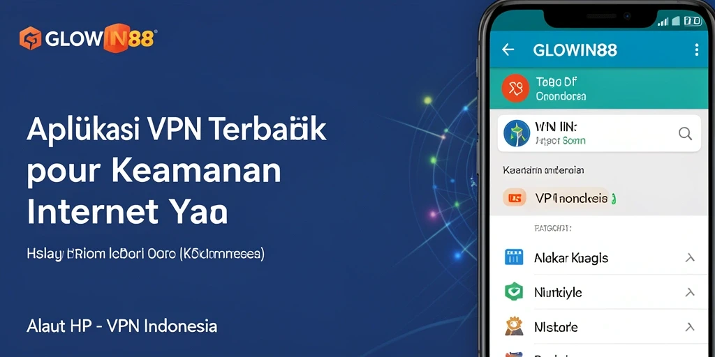 Antarmuka GLOWIN88 yang sederhana untuk penggunaan VPN yang efisien.