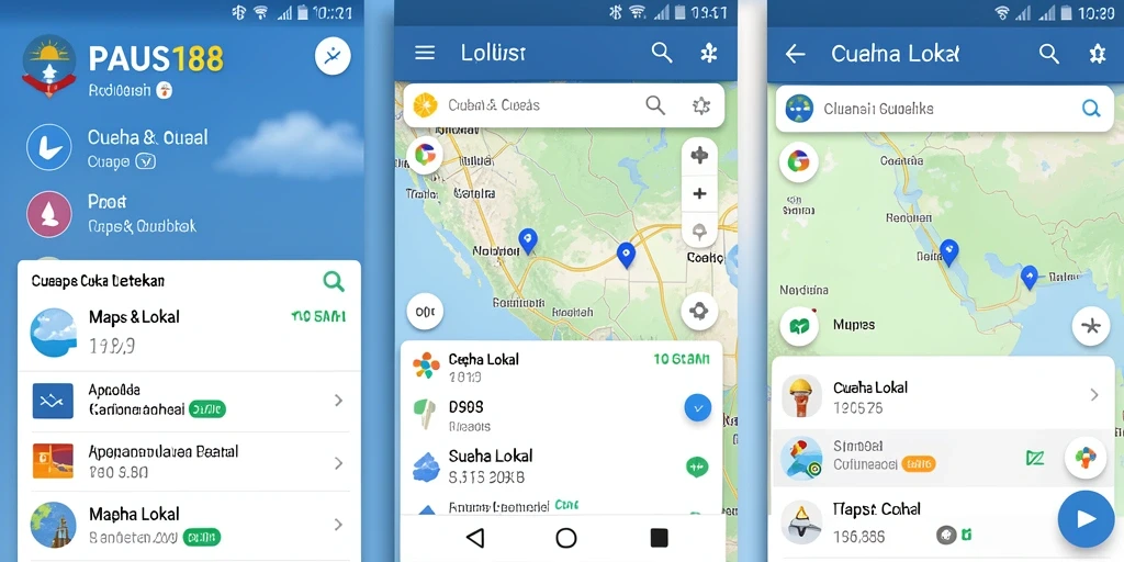 Tampilan antarmuka PAUS188 yang sederhana dan informatif untuk cuaca lokal.