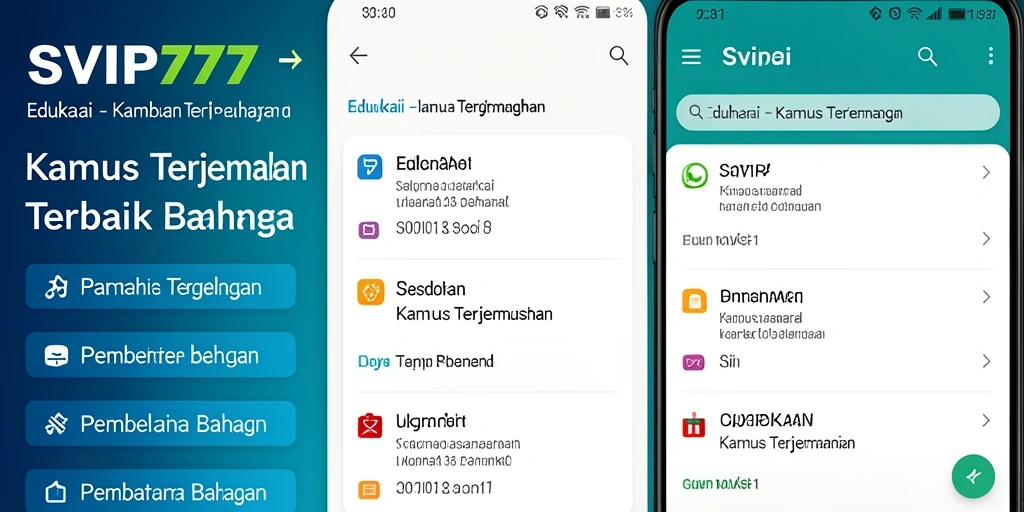 Antarmuka SVIP777 yang intuitif dan menyenangkan untuk digunakan.